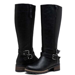 Black Knee-High Women's Boots